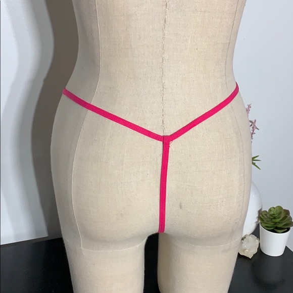 Sheer lace tunic and thong set - Picture 7 of 14